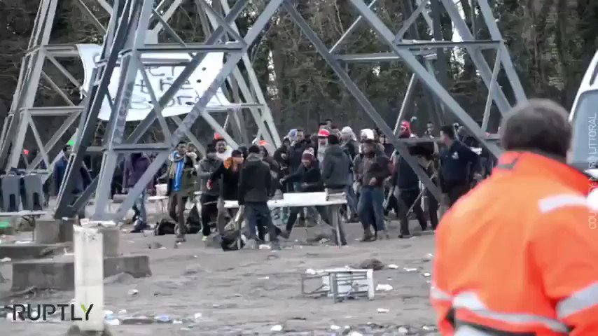 Police reinforcements are arriving in the French port city of Calais after clashes among migrants   
