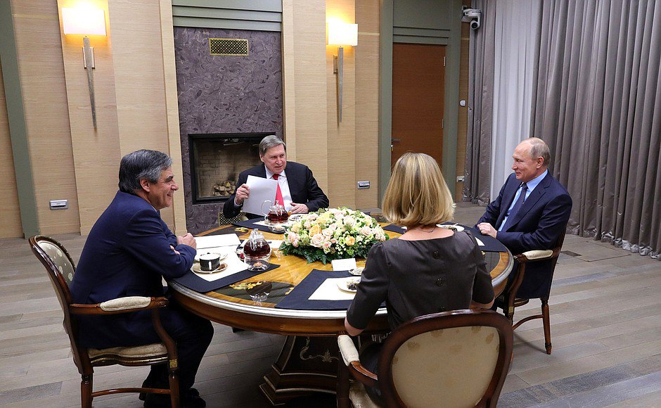 Puting Meeting with Francois Fillon    