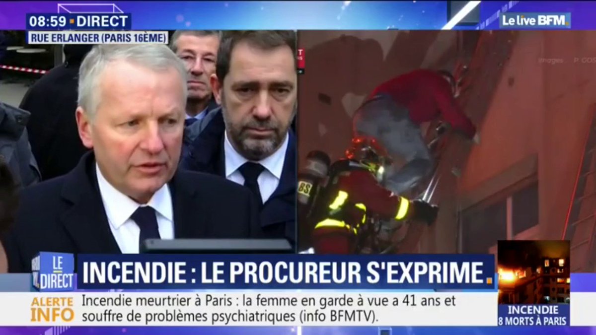 Incendie à Paris: la femme arrêtée présente des antécédents psychiatriques   