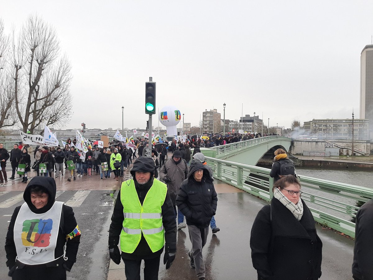 Manifestation à Rouen 