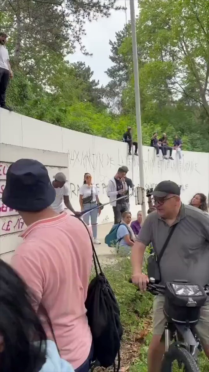 Holocaust memorial in Paris vandalised by rioters