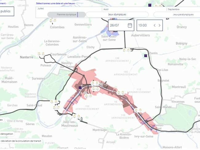 Transporte de los Juegos Olímpicos 2024: el acceso a los perímetros de seguridad ahora reforzado