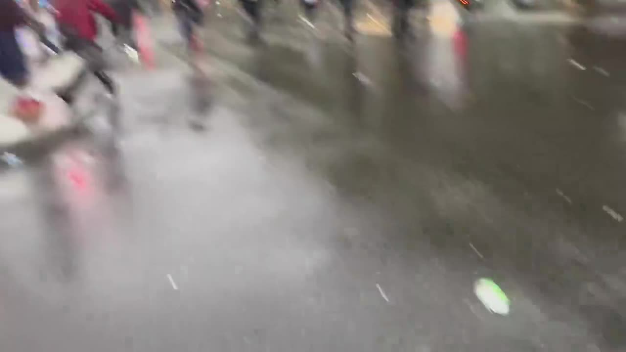 Clashes with police at Place de la République