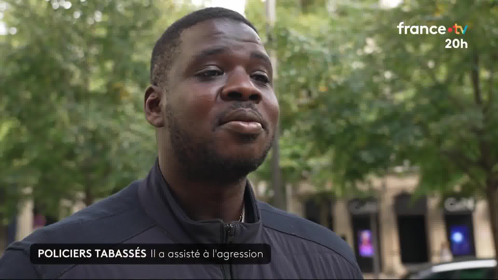 Police officers beaten in Reims: a man who witnessed the scene describes the terrible attack.