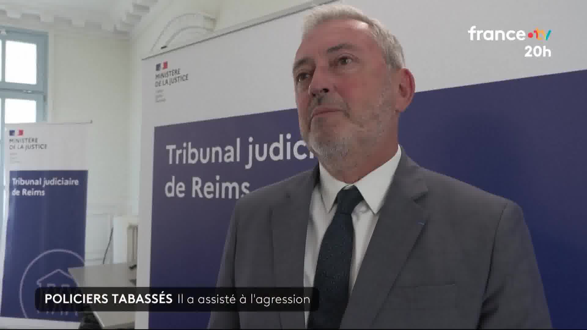 Police officers beaten in Reims: a man who witnessed the scene describes the terrible attack.