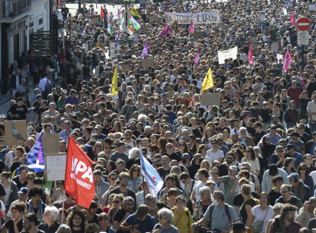 Nationwide protests in France, 119 people arrested