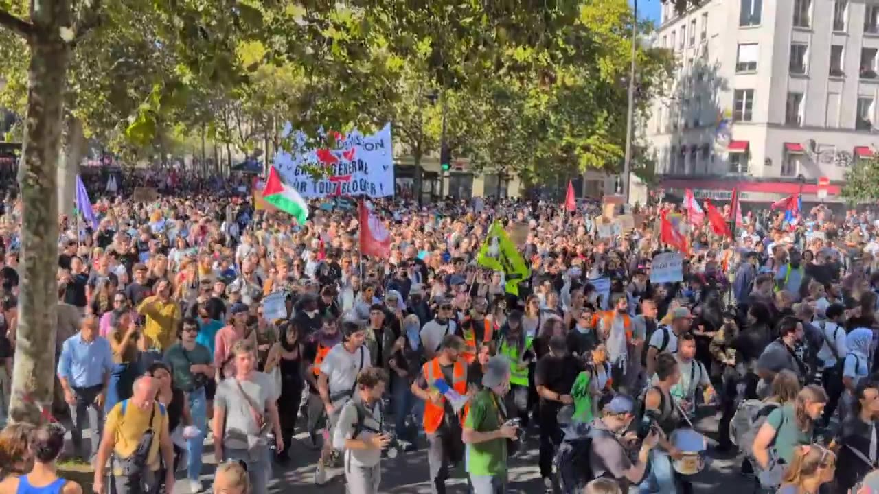 Demonstration in Paris 