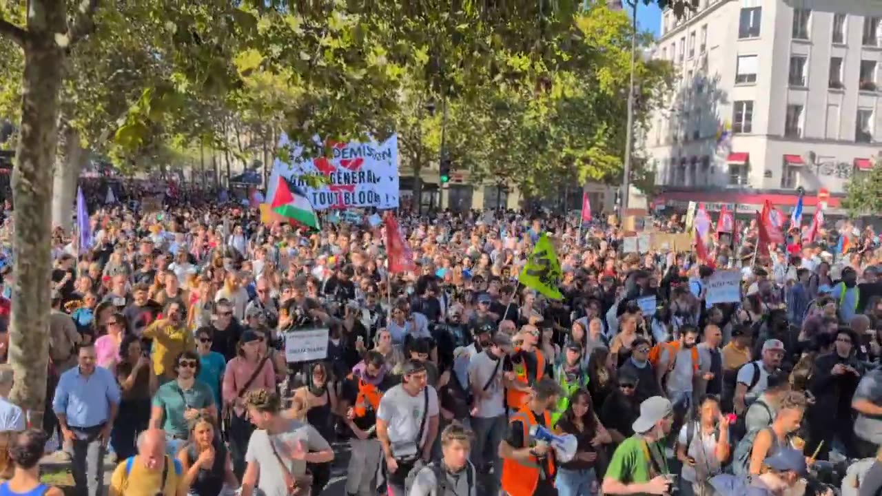 Demonstration in Paris 