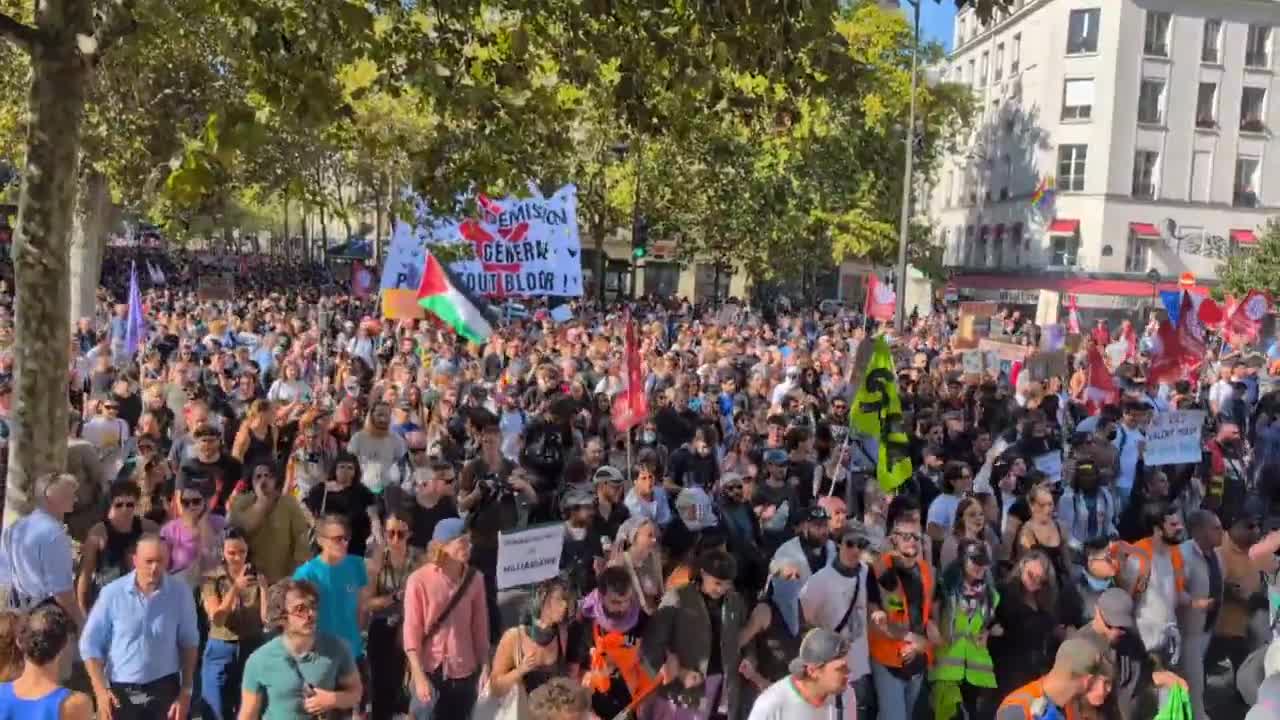 Demonstration in Paris 