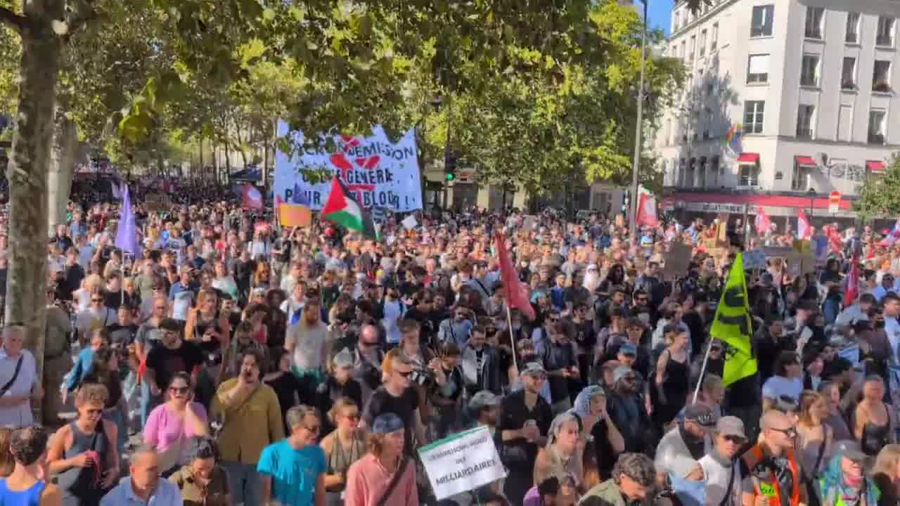 Demonstration in Paris 