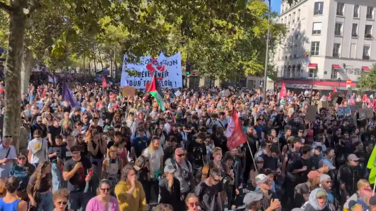 Demonstration in Paris 