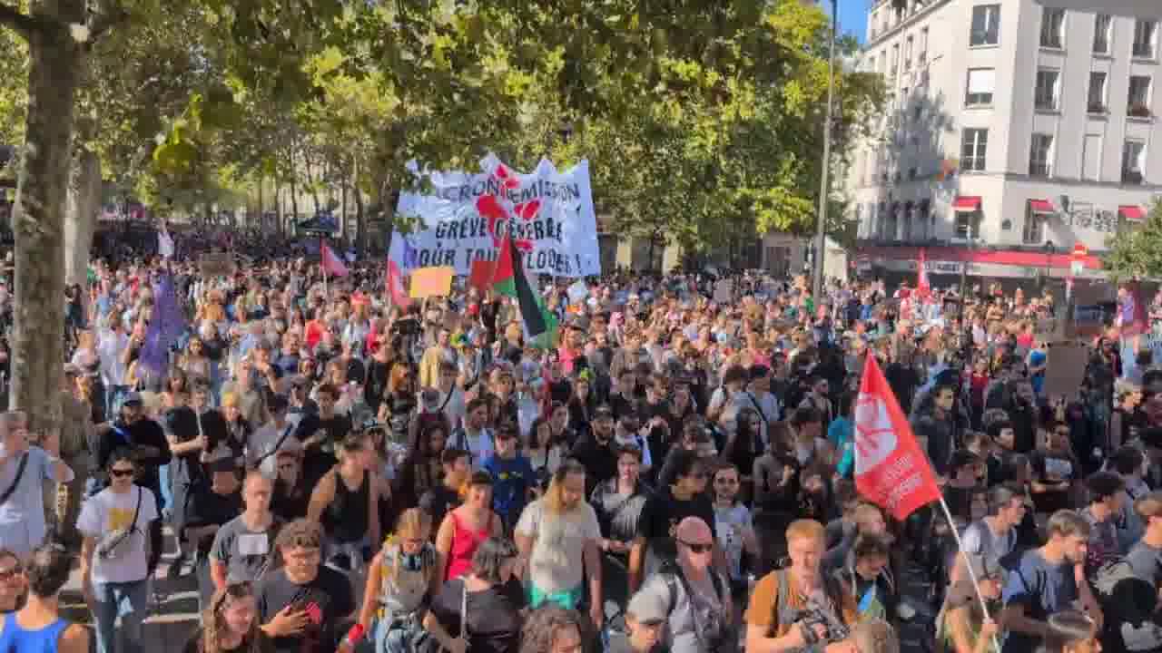 Demonstration in Paris 