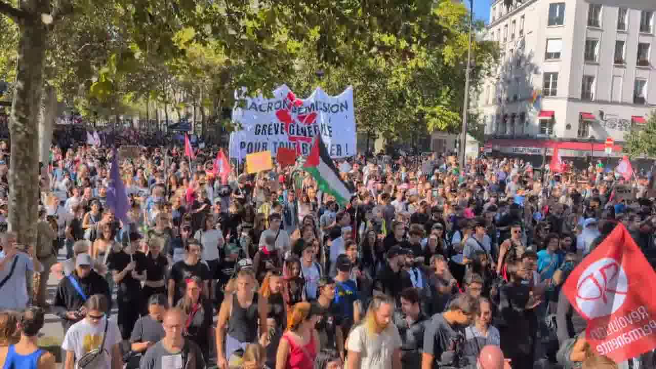 Demonstration in Paris 