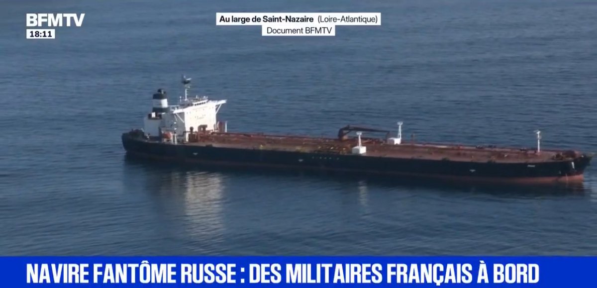 Das französische Militär hat laut BFMTV den Tanker Boracay der russischen Schattenflotte geentert. Das Schiff liegt derzeit vor Anker in der Nähe von Saint-Nazaire. Die französischen Behörden untersuchen die Beteiligung an „schweren Straftaten.