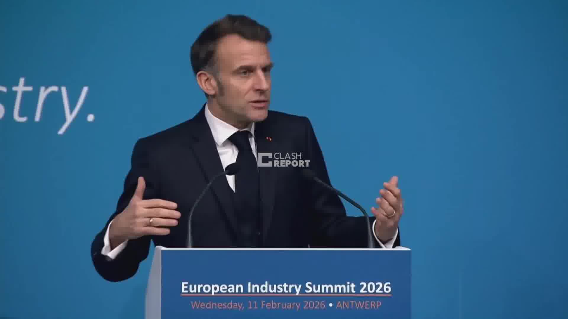 French President Macron: End of Russia as a permanent provider of local energy. End of China as a main export market. The U.S. imposing tariffs on our economy and a coercion mechanism. This is a game changer, which is why this is not just a transition, and none of these new factors will change in the short run. This is not a temporary shock. This is clearly a structural turning point.