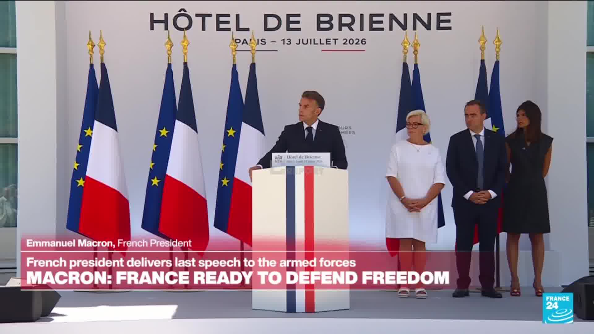 French President Macron: FCAS was perhaps not a success, but we should not stop here. New competitors will appear and we need to move forward when it comes to advanced technologies. We need to make sure that Europe becomes an active industrial military reality