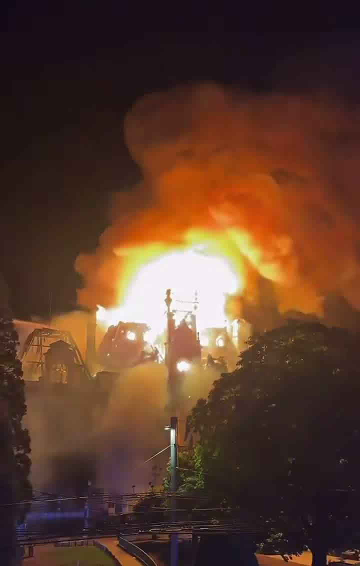 France: The bell tower of Limoges City Hall has collapsed after a major fire engulfed the historic building during protests. The landmark, inaugurated in 1883, was over 140 years old.